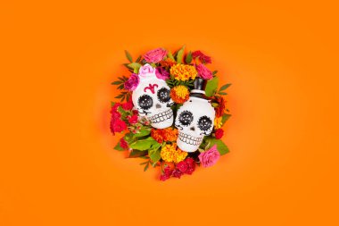 Day of the dead, Dia De Los Muertos Celebration Background clipart