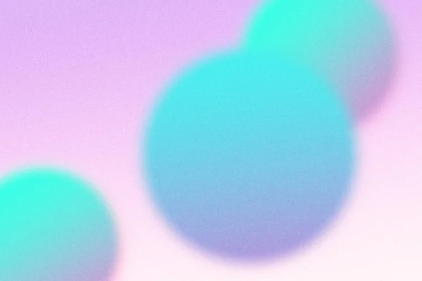 Abstract pastel holographic blurred circle grainy gradient background — Stock Photo, Image