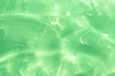 Yeşil su Aloe Vera jel lekeli doku