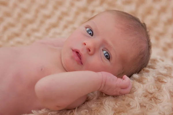 Щаслива, здорова новонароджена дитина — стокове фото
