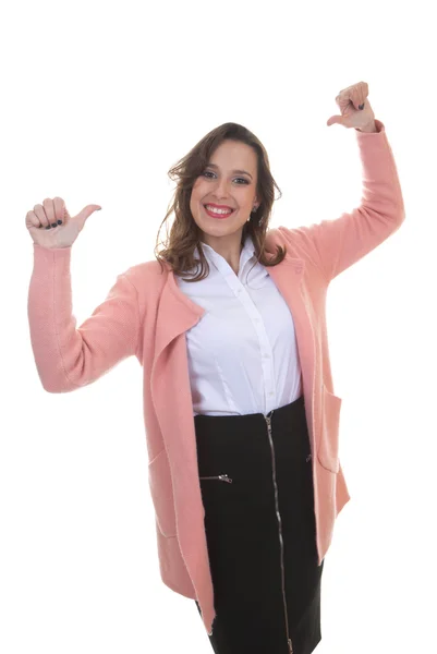 Joven mujer de negocios segura — Foto de Stock