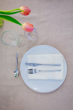 basit yemek Tablo ayarı, 