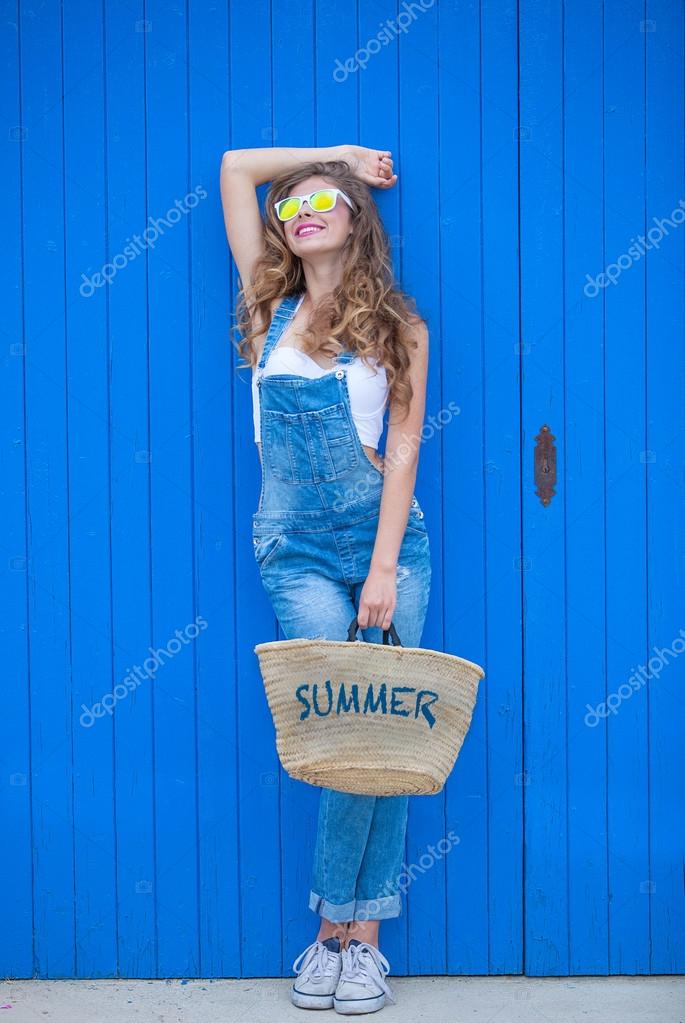 Summer teen girl Stock Photo by ©mandygodbehear 73493393