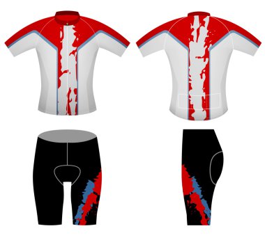 Üniformalı Bisiklete binme yelek grafik t-shirt