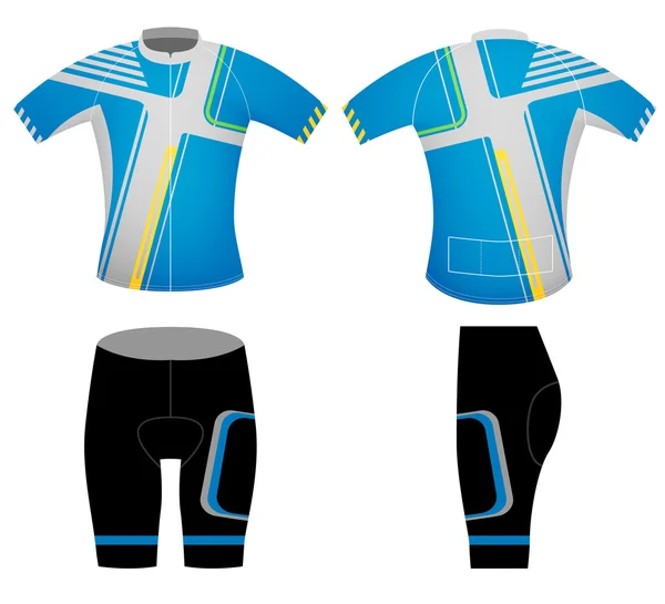 Camisa deportiva uniforme — Vector de stock