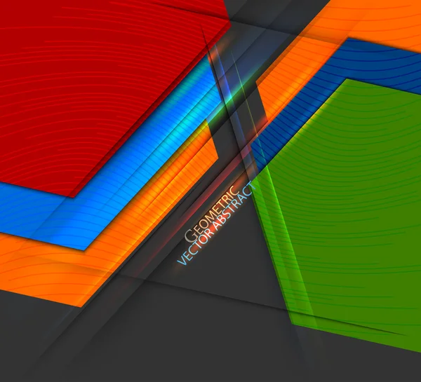 Cores de forma geométrica —  Vetores de Stock