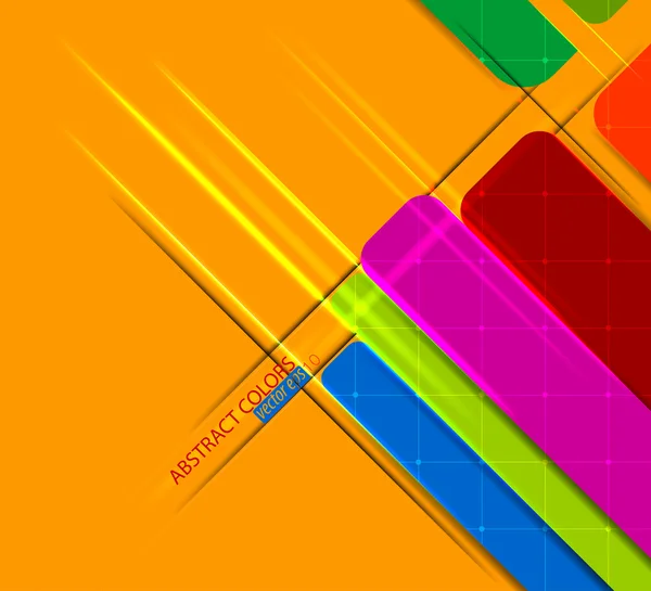 Grafische Farben prägen Szene — Stockvektor