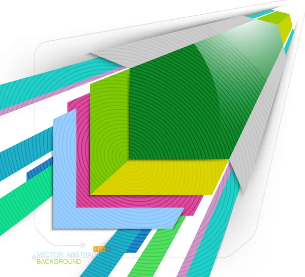 Escena de colores abstractos cuadrados — Archivo Imágenes Vectoriales