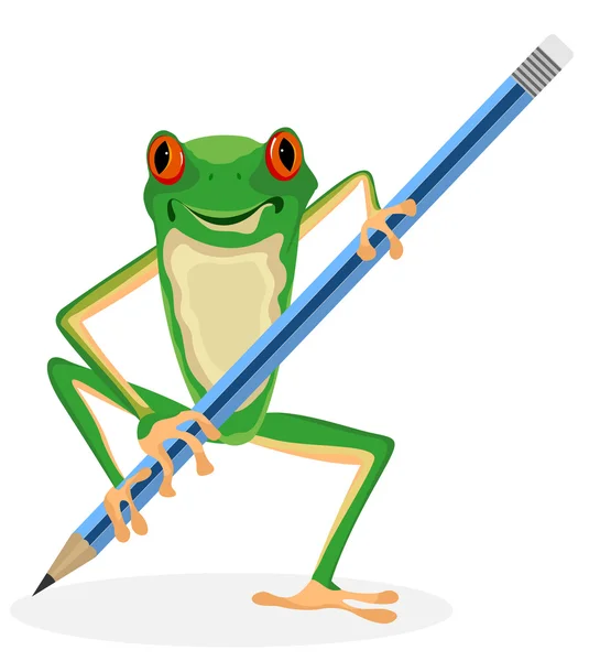 Grenouille arbustive — Image vectorielle