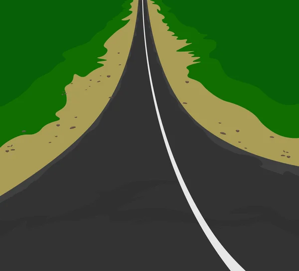 The road — Stock Vector
