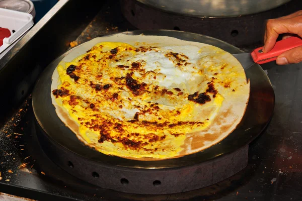 Baharatlı biber ile yumurta