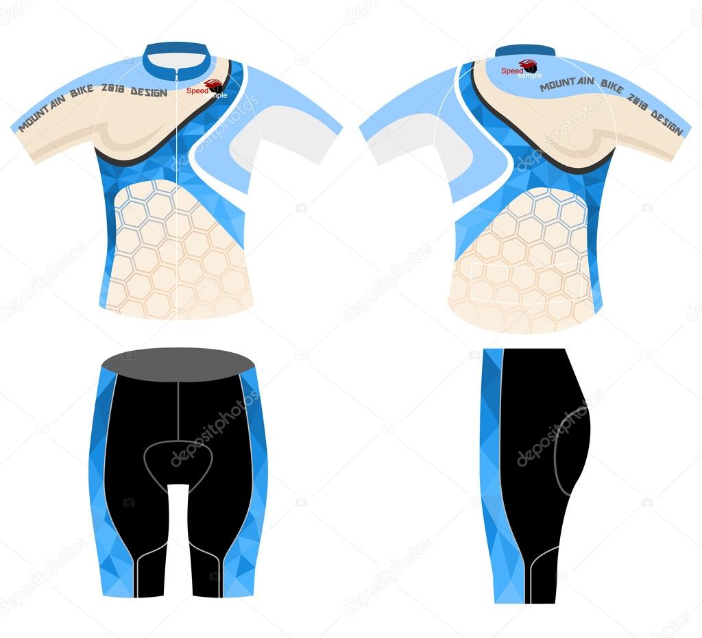 Mountian bike sports shirt design