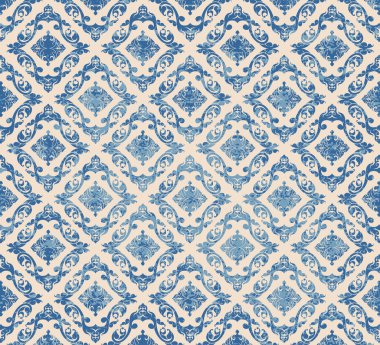 Mavi desen grunge sahne