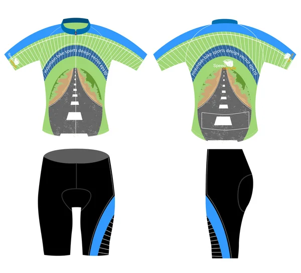 Weg en sport shirt — Stockvector