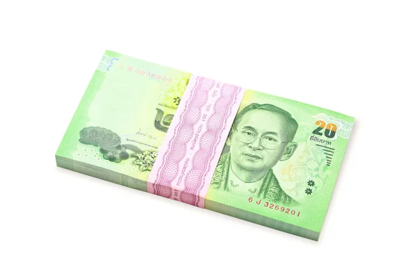 Banknotes Thailand,twenty baht scene — Stock Photo, Image