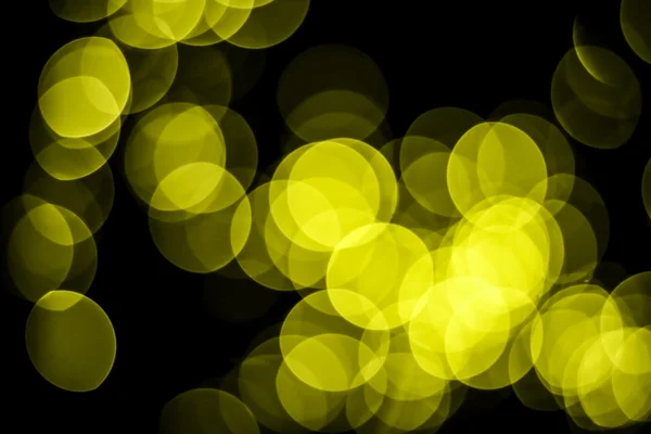 Gold color bokeh shape scene abstract background — Stock Photo, Image