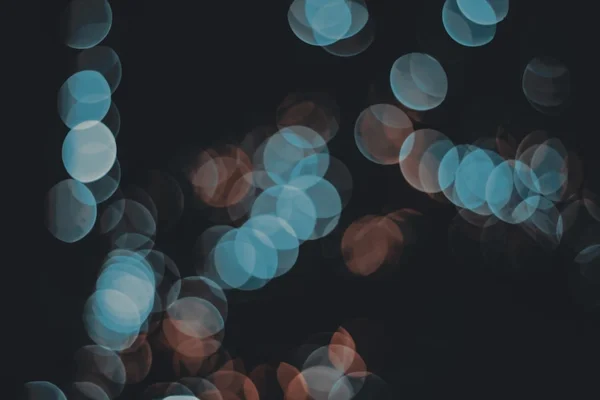 Dark blue bokeh abstract background — Stock Photo, Image