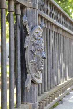 Bir demir Köprü'ye eskrim