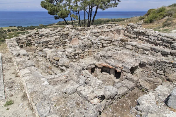El sitio de la Acrópolis de la antigua Kamira. Rodas . — Foto de Stock