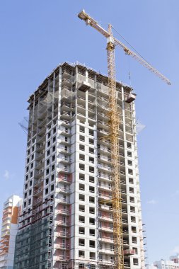 Modern çok katlı konut inşaat İnşaat malzemeleri. 