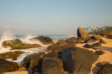 güzel bir plaj Adası