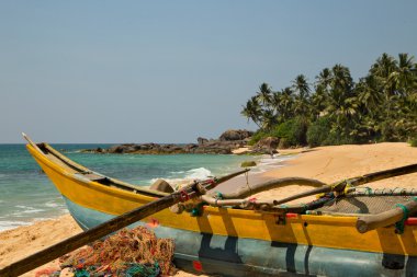 güzel bir plaj Adası