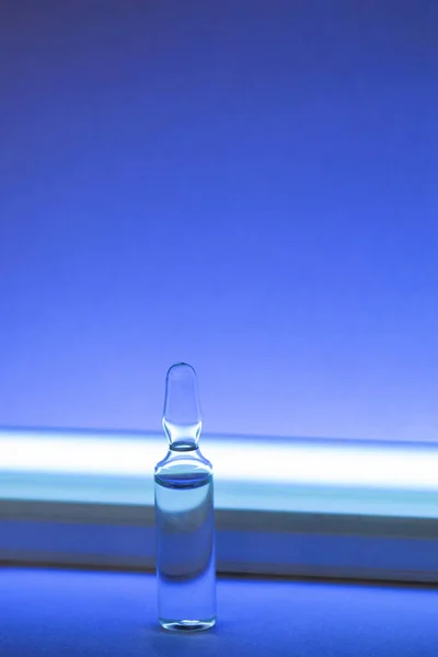 Ампула Медицинская Лекарства Инъекций Микробная Лампа — стоковое фото