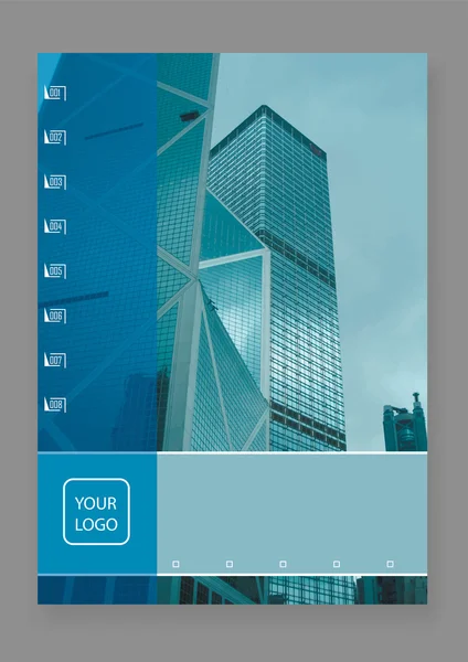 Brochure vettoriale Flyer design Modello di layout in formato A4 — Vettoriale Stock