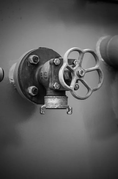 Pipes on the deck of a ship — Stock Photo, Image