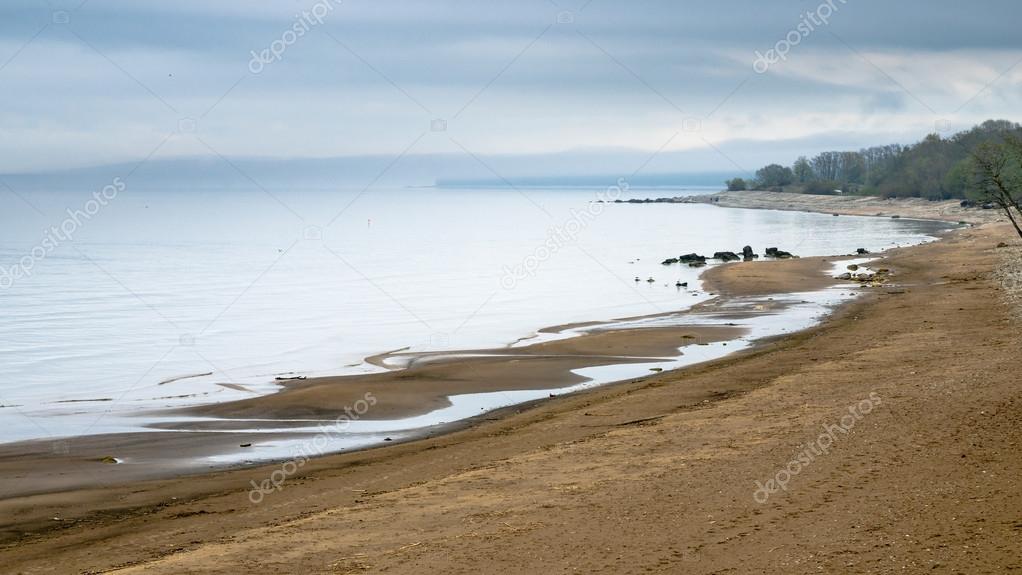 Coast of Baltic sea early in the morning