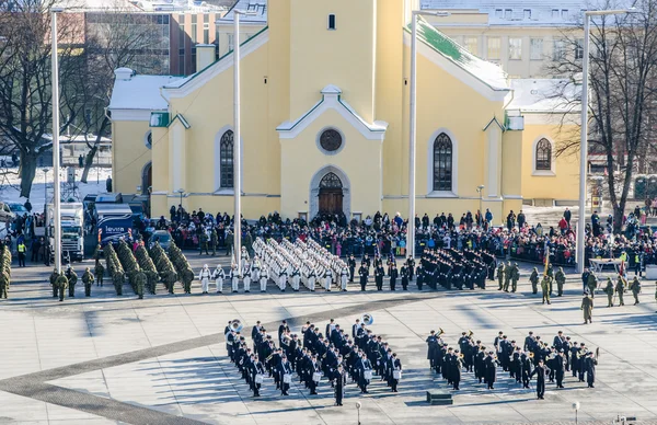 塔林，爱沙尼亚-2013 年 2 月 24 日: 庆祝独立日 — 图库照片