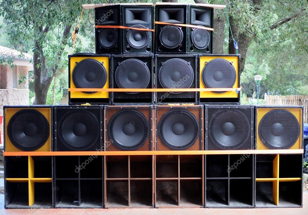 Big Sound system — Stock Photo 