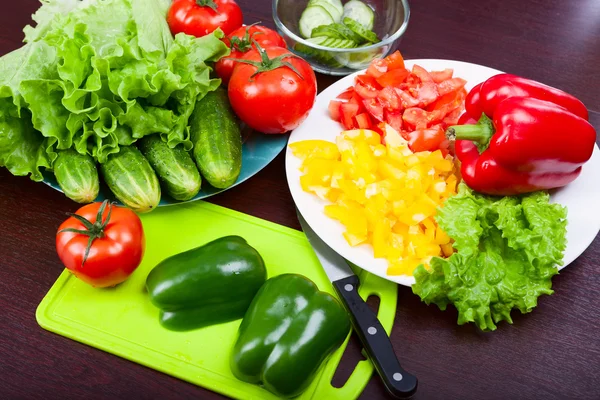 Stillleben von Gemüse — Stockfoto