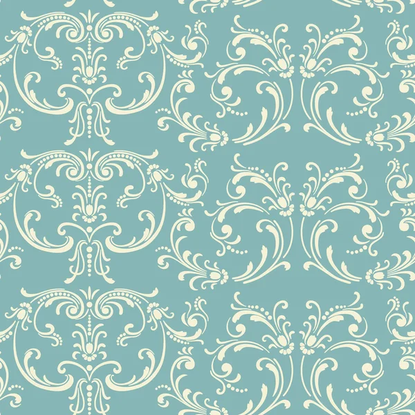 Licht bloemenvintage naadloos patroon — Stockvector