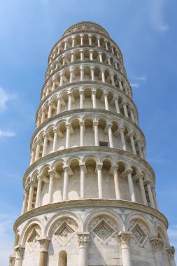 Çan kulesi Katedrali (Leaning Tower of Pisa). İtalya