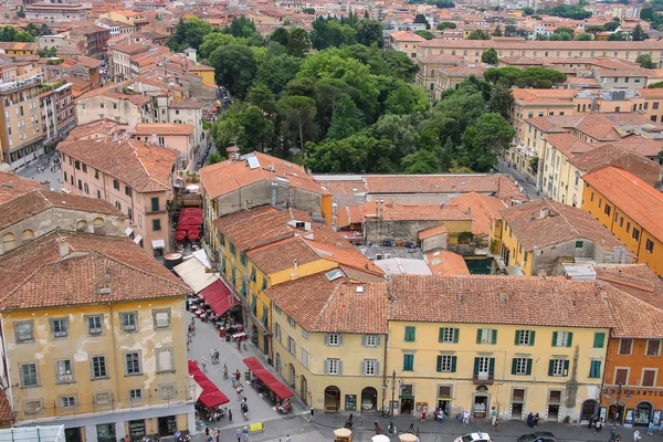 イタリア、ピサの斜塔から旧市街の眺め — ストック写真