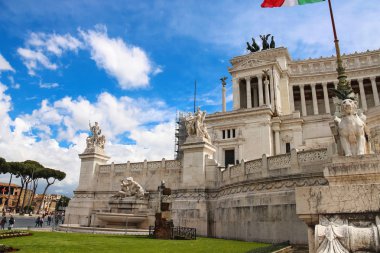 victor Anıtı turist emmanuel II. Piazza venezia, 