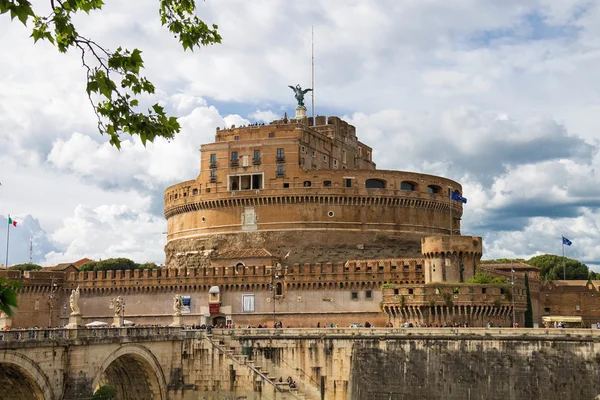 People in the Castel Sant'Angelo, Rome, Italy — Stock Photo, Image