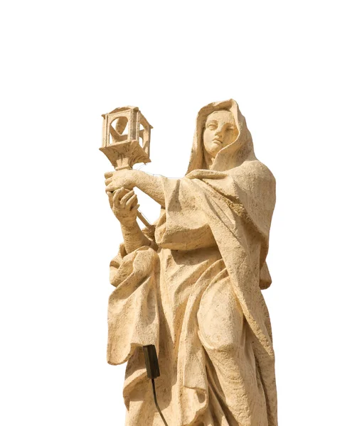 Svatá Klára - kolonáda svatých Vatikán — Stock fotografie
