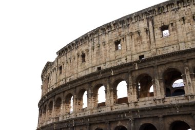 Roma, İtalya 'daki Colosseum kalıntıları.