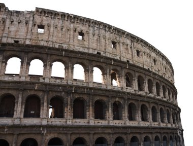Roma, İtalya 'daki Colosseum kalıntıları.