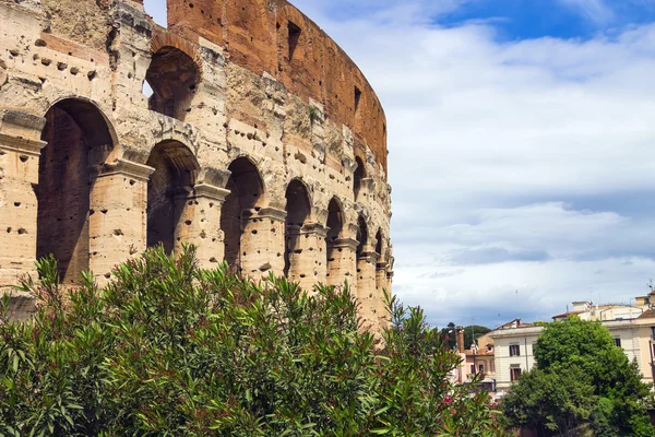 Ruínas do colosseum em roma, itália — Fotografia de Stock