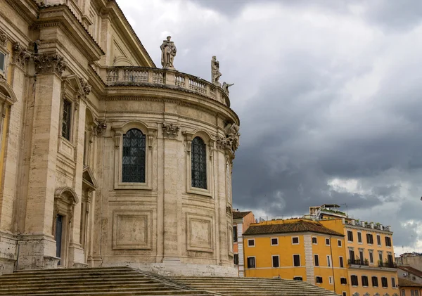 A igreja de Santa Maria Maggiore em Roma, Itália — Fotografia de Stock