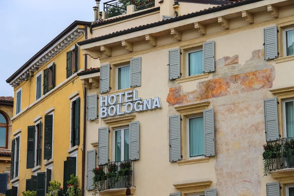 Bologna hotels in Verona, Italy — Stock Photo, Image