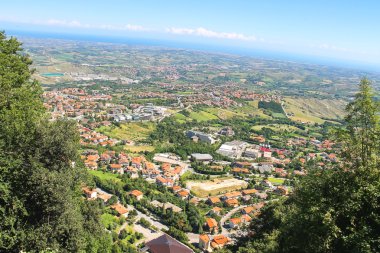 İnşaat alanında pitoresk köy içinde. Sa Cumhuriyeti