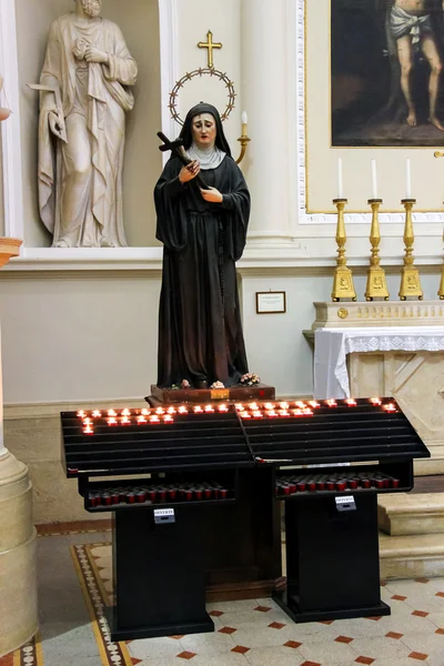 Altar in the Basilica of San Marino. The Republic of San Marino — Stock Photo, Image