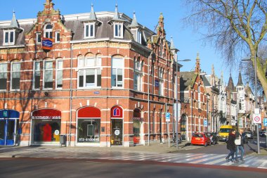 Den Bosch Hollandalı kasabadaki insanlar.