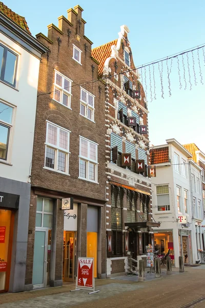 Knihkupectví v holandském městečku Gorinchem. — Stock fotografie