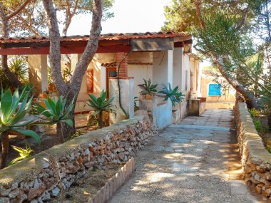 Avlu köy evi bahçeli Sicilya
