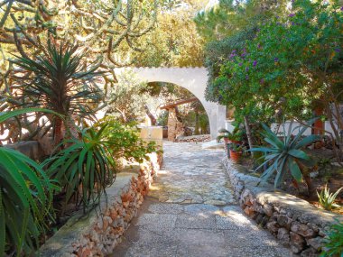 Avlu köy evi bahçeli Sicilya